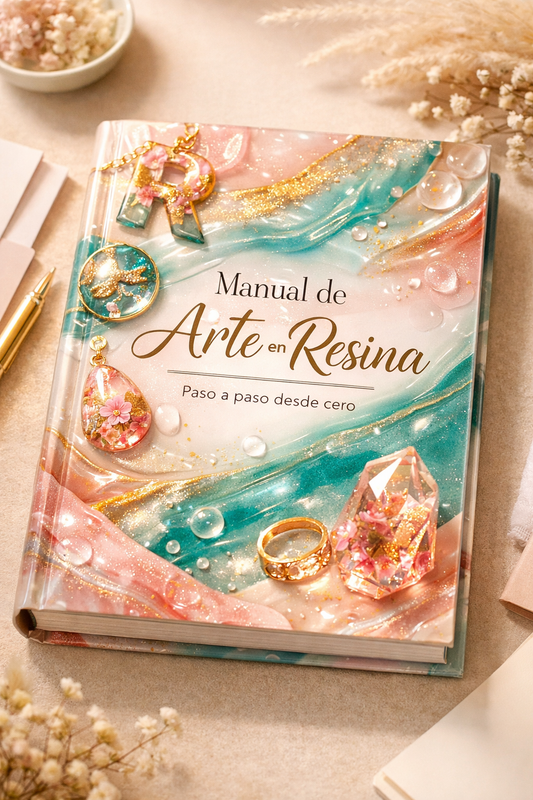 Taller Profesional de resina mas 6 bonos  ( videos paso a paso + manual)